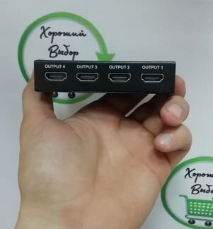 Разветвитель hdmi 1 на 4 (сплиттер/splitter )