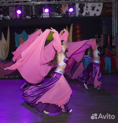 Фиолетовый восточный костюм