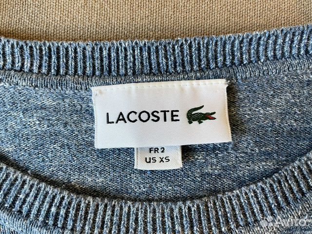 Джемпер Lacoste мужской размер 2(xs)