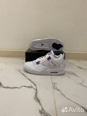 Кроссовки nike air jordan 4 white