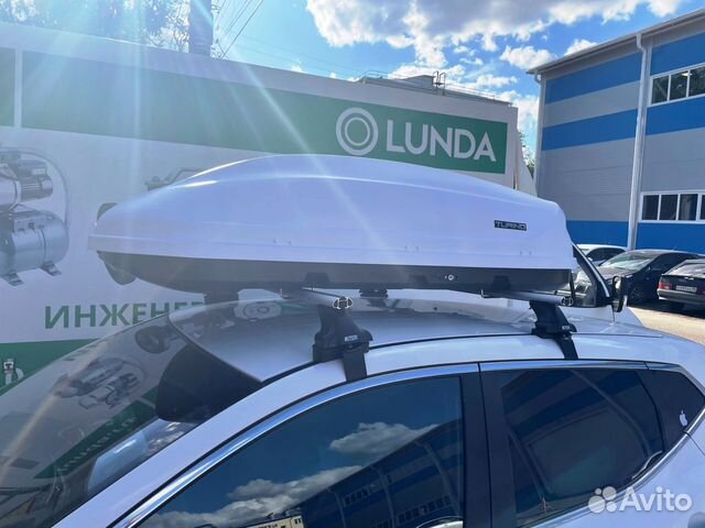 Бокс Турино-1 белый 410 литров Nissan Qashqai