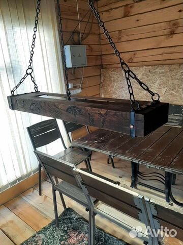 Люстра в стиле лофт