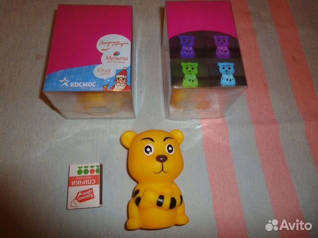 Ночник светодиодный Тигр,мультиколор,2 штуки,новые