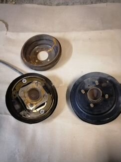 Ниссан, ступица 4*100, барабан, колодки