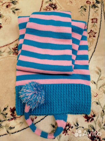 Шапкошарф новый