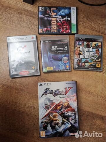 Ps3 Soul Calibur Gta5 GT6 ps2 xbox360