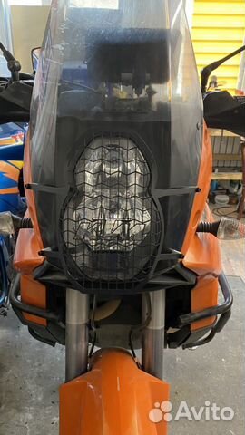 Защита фары решетка ktm 990 adventure