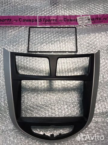 Переходная рамка магнитолы Hyundai solaris 2 din