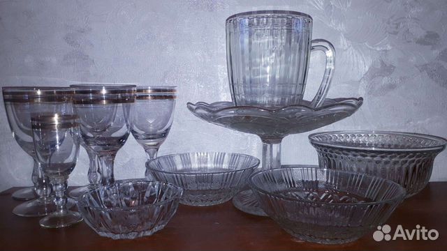 Фужеры/рюмка Ваза на ножке Пивной бокал СССР Винта