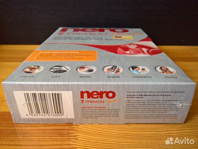 Nero 7.0 Premium Reloaded Rus BOX original