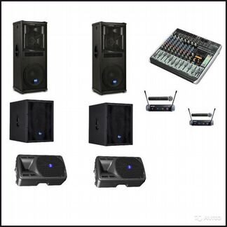 Прокат звука Martin Audio, RCF, Dynacord