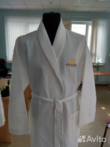 Халаты вафельные/ махровые для отелей опт