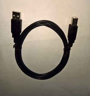 Кабели соединительные USB2.0 Am-Bm 1.8m черн/серый