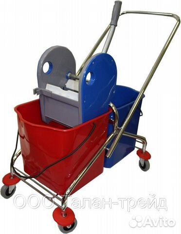 Тележка уборочная 2 ведра