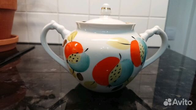 Сахарница из сервиза Дулево 