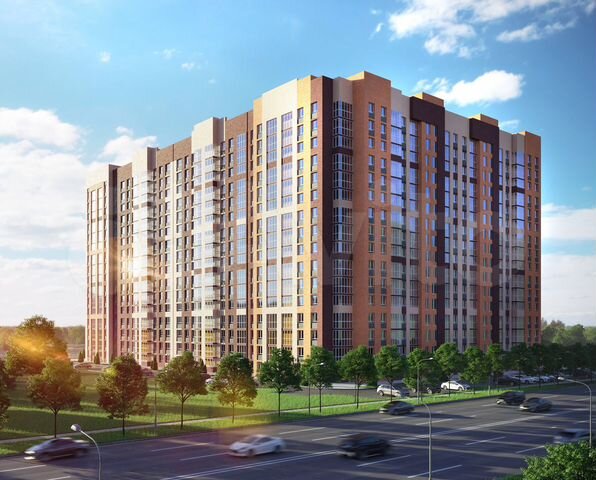 2-к. квартира, 61,2 м², 7/16 эт.