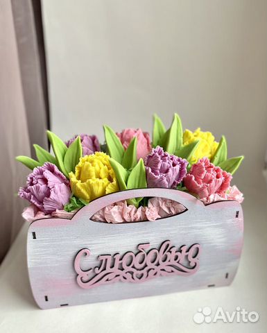 Цветы из шоколада