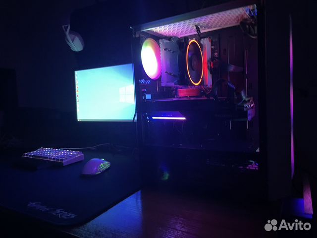 Игровой компьютер i3-12100F+Rx6700xt 16gb/256gb