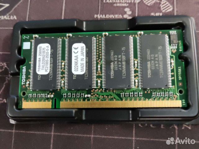 Память So-Dimm DDR266 512 Mb (2 планки)