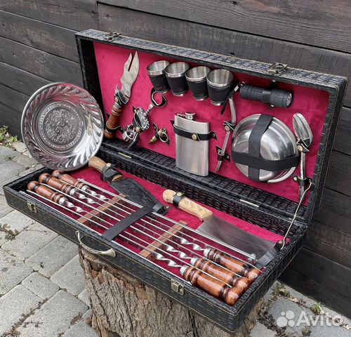 Подарочные наборы шампуров в ассортименте