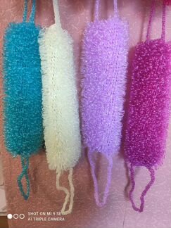 Мочалка ручной работы