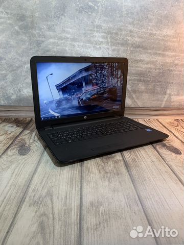 Тонкий как новый ноутбук HP / Intel Celeron / 4gb