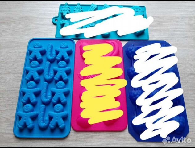 Формочки силиконовые для мыловарения