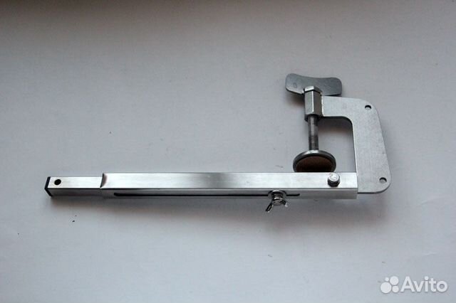 Струбцина крепления датчика эхолота (прямая)