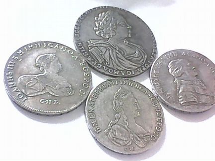 Царские монеты-самодержцы России-4шт копии