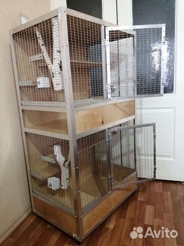 Витрины для шиншилл, хорьков, кроликов