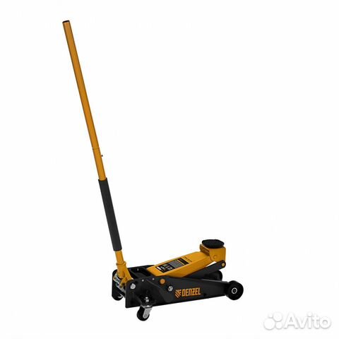 Домкрат подкатной 135-480 мм 3 т с фиксатором проф