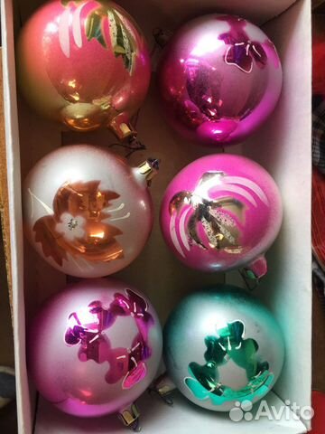 Елочные игрушки СССР советские