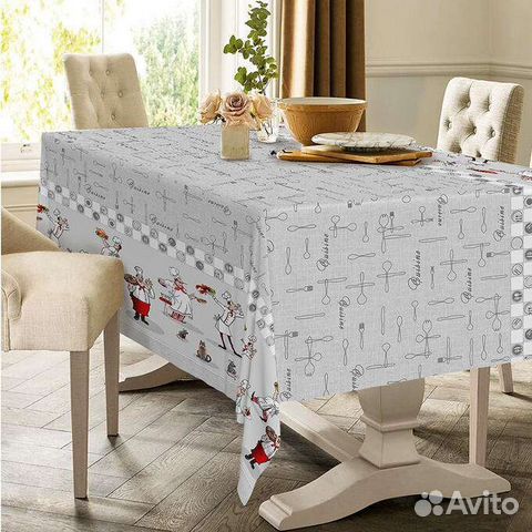 Скатерть хлопок лен рогожка по вашим размерам