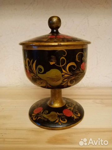 Конфетница деревянная СССР