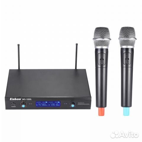 Enbao MD-1000L (UHF) Двухмикрофонная радиосистема