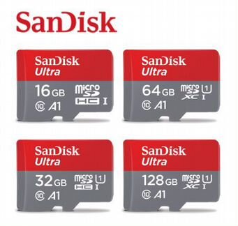 Флеш-карты памяти Sandisk Ultra Micro 64 Гб (нов)