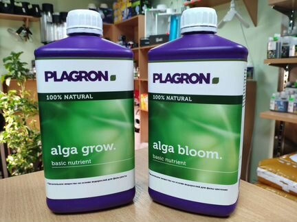 Удобрение plagron Alga Grow + Bloom 1 л