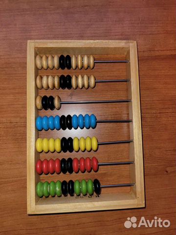 Счеты СССР детские деревянные