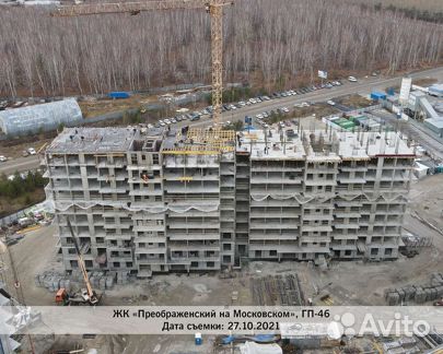 Ход строительства ЖК «Преображенский на Московском» 4 квартал 2021