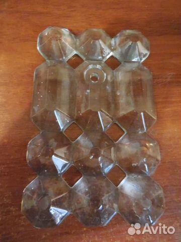 Каркас и Висюльки хрустальные для люстр СССР