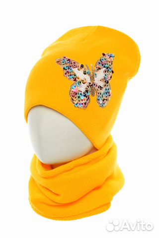 Комплект Бабочка (шапка+снуд)