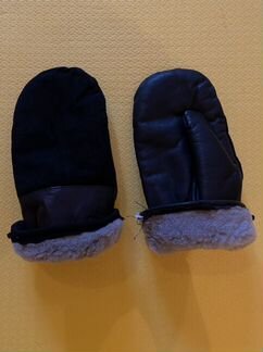 Варежки и перчатки кожаные