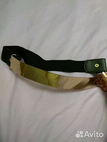 Ремень золотая вставка