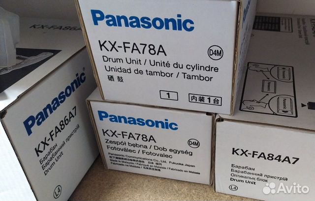 Panasonic - расходные материалы