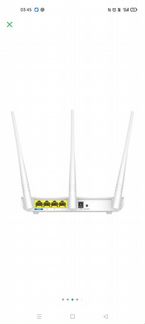 Wi-Fi роутер Tenda F3 White