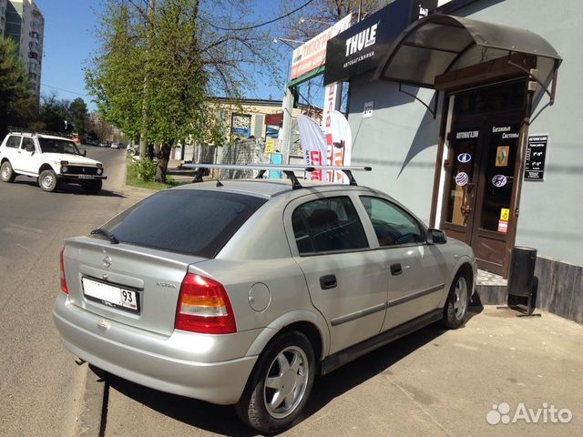 Автобагажник аэро Opel Astra G/H/J +