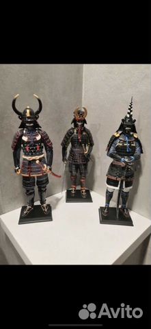 Миниатюрные копии-воинов самураев
