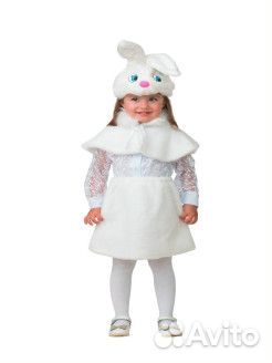 Карнавальный костюм зайчика для девочки. Новый