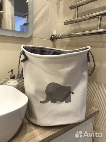 Корзина для хранения белья или игрушек