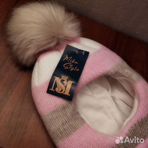 Шапка-шлем детская, зима